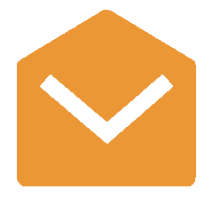 mail open fill turuncu